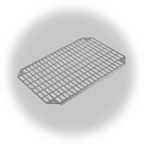 Picture of Mounting plate perforated (250x150x2 mm - 26x11 mm)