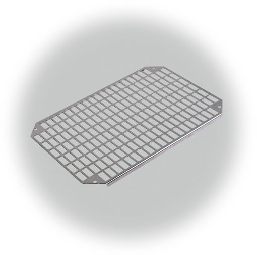 Picture of Mounting plate perforated (450x350x2 mm - 26x11 mm)